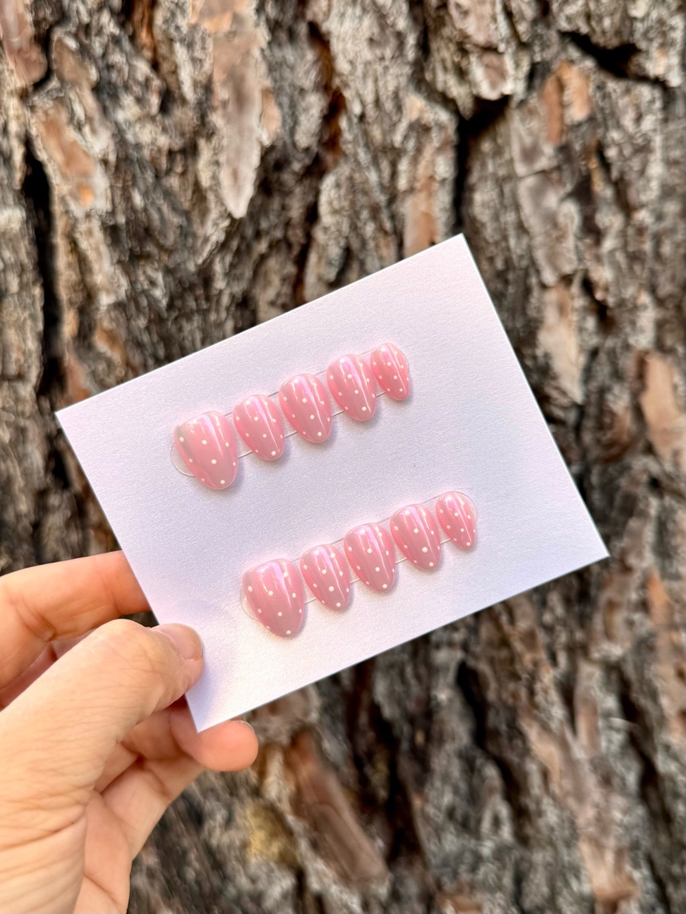 Pink Pearl Pop Press-On Nails